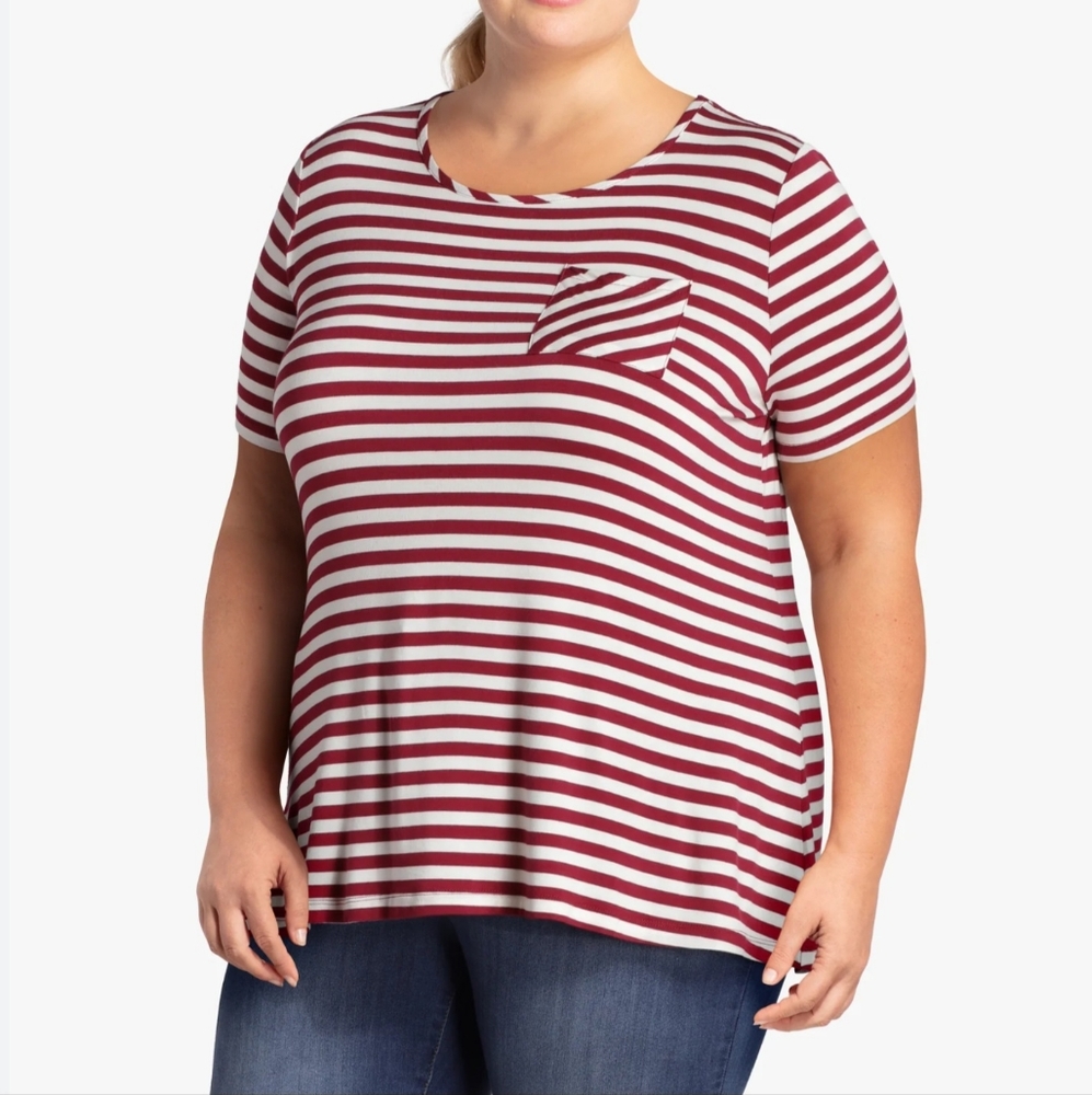 Striped Top 2X